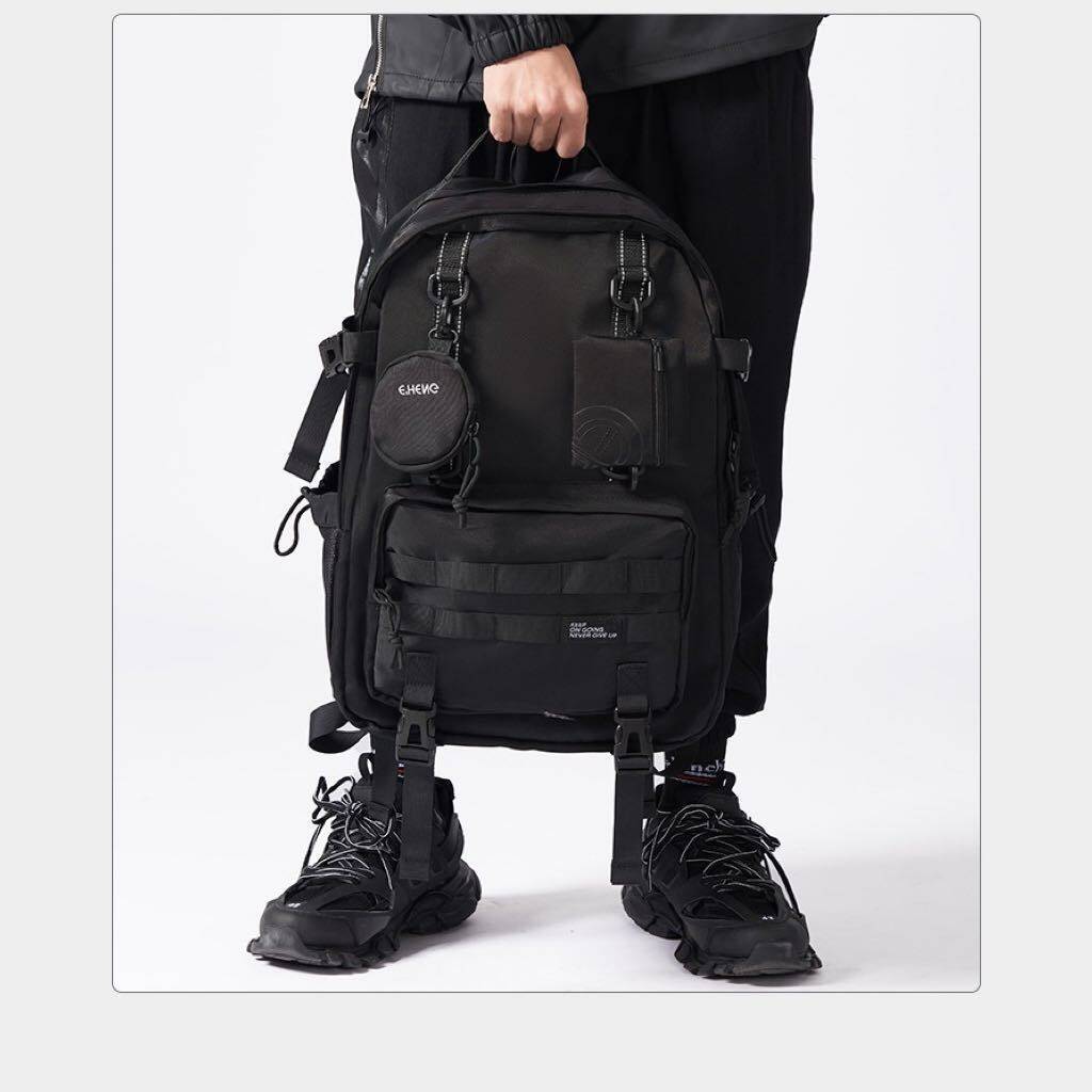Embroidery Bag - メンズ機能性アウトドアトラベルスポーツバックパック、コンピューターバックパック、スポーツ大学生バッグ、防水スクールバッグ