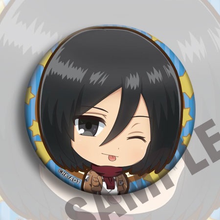 日本公式進撃の巨人アニメバッジ 58mm Cバージョン ミカ - Embroidery Reddit のレビューと価格