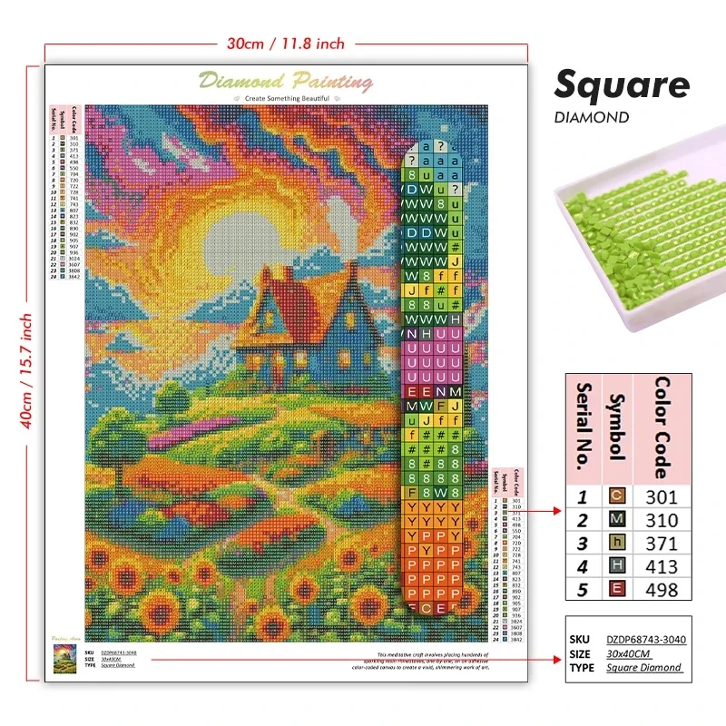 DIY 5D フルラウンドドリル ダイヤモンドペイント 牡丹 - Embroidery Rose のレビューと価格