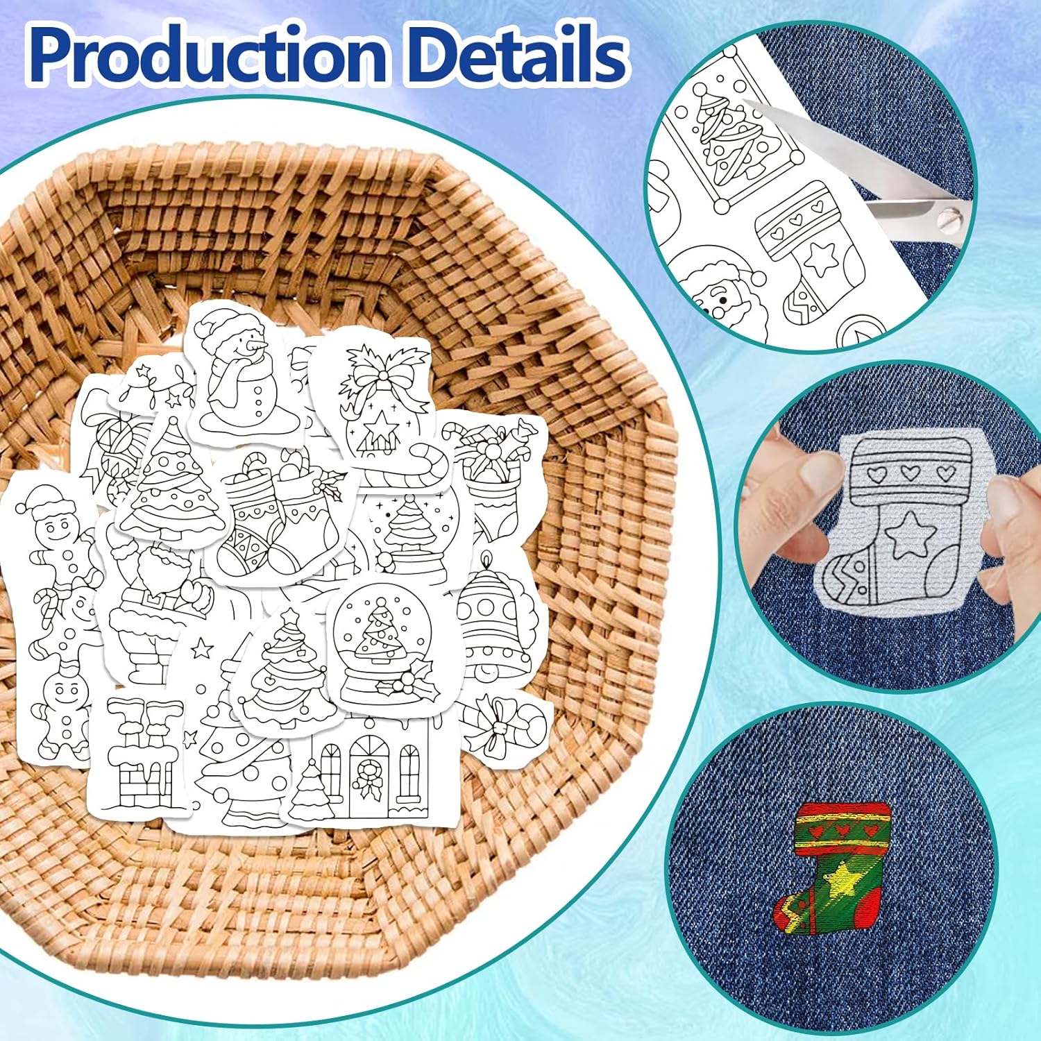 クリスマス手作り刺繍クラフト手縫い用安定剤、水溶性刺繍安定剤 - Embroidery Meaning のレビューと価格
