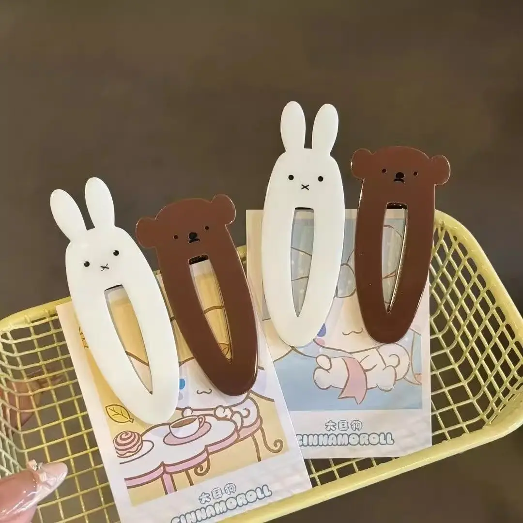 ミッフィーのウサギのヘアクリップ。かわいらしくておしゃれなヘ - Embroidery Reddit のレビューと価格