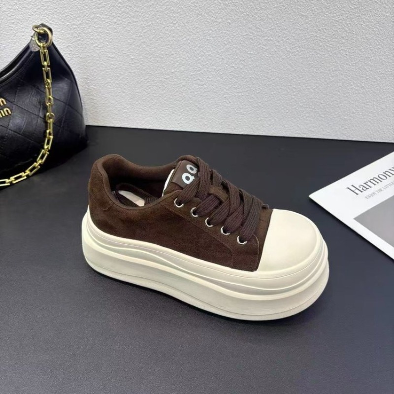 レディース レオパード柄 プラットフォームスニーカー、厚底  - Embroidery Garments のレビューと価格
