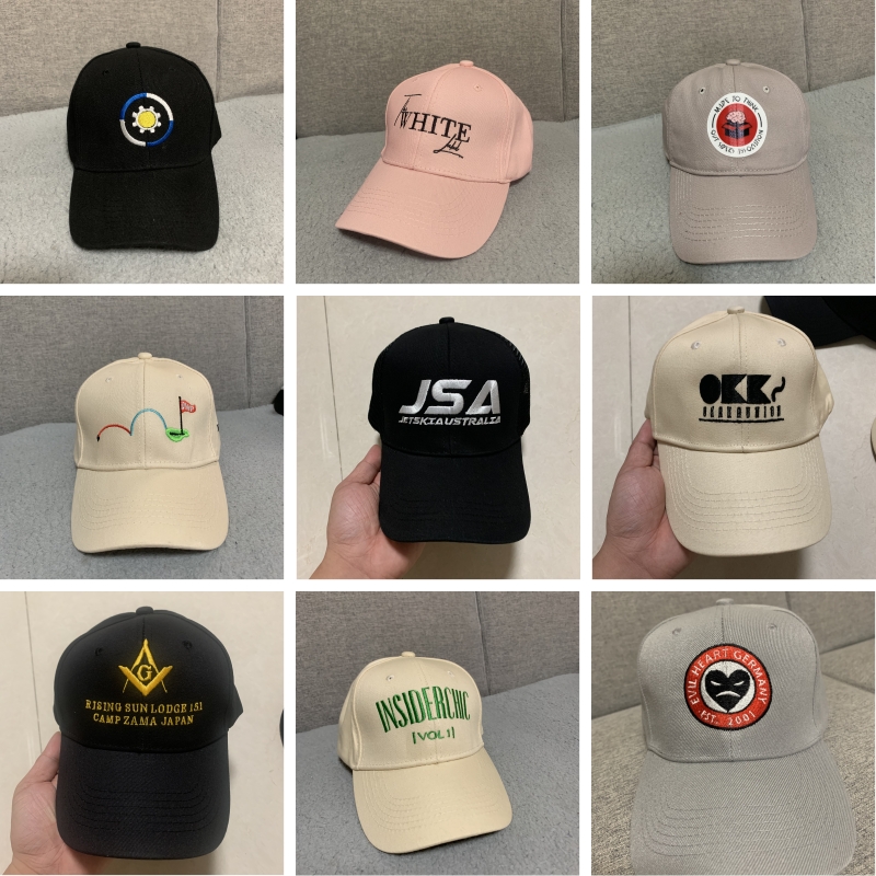 カスタム野球帽 メンズ レディース 刺繍ロゴ入り コットンキ - Embroidery Design Logo のレビューと価格